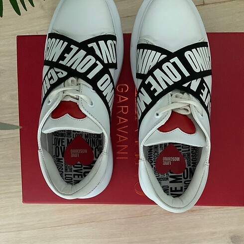 ORJİNAL Love Moschino Beyaz Sneaker