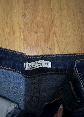 Lacivert Kadın Mini Denim Şort - Görsel 3