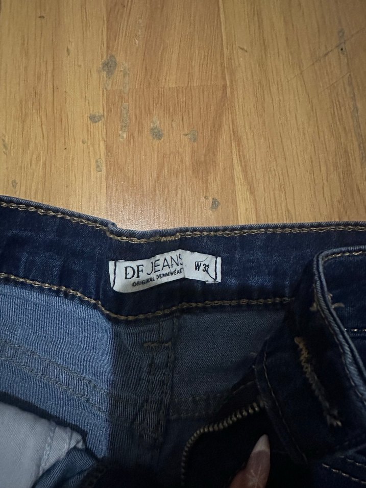 Lacivert Kadın Mini Denim Şort - Görsel 3