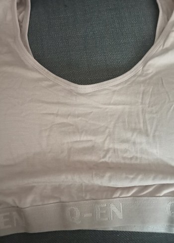 Bambu Kumaşlı Bej Spor Sütyeni - Görsel 2