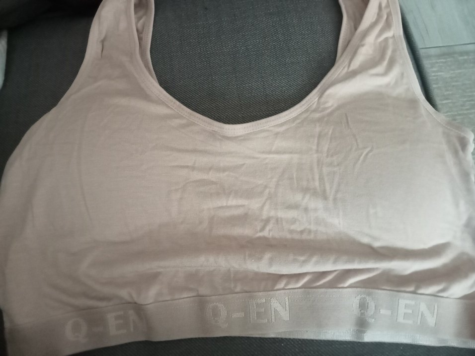 Bambu Kumaşlı Bej Spor Sütyeni - Görsel 2