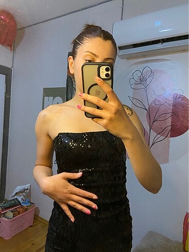 xs Beden Zara pullu elbise