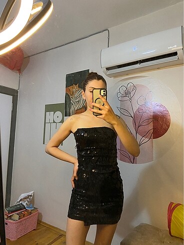 Zara Zara pullu elbise