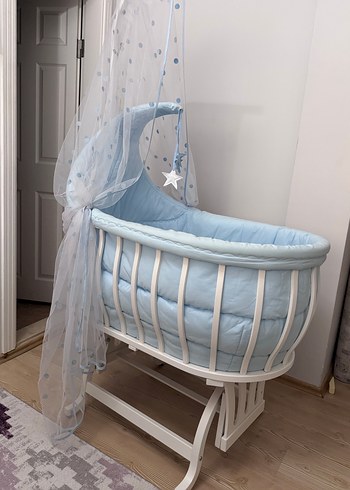 Tahterevalli luna marka Bebek Beşiği ve Sepeti - Görsel 3