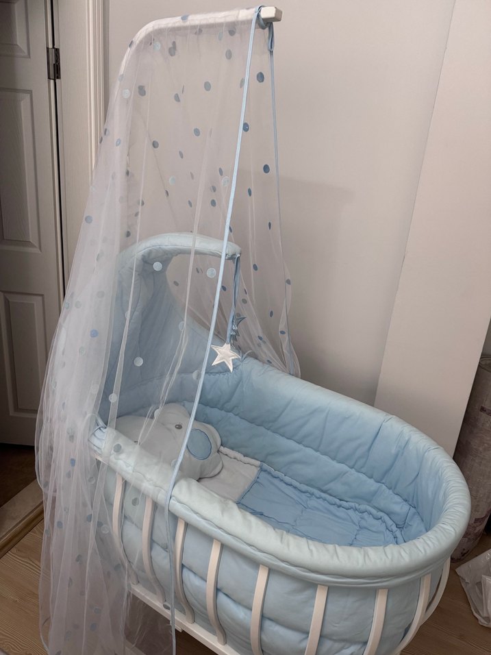 Tahterevalli luna marka Bebek Beşiği ve Sepeti - Görsel 2
