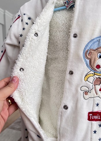 Erkek Bebek astronot tulum mont - Görsel 3