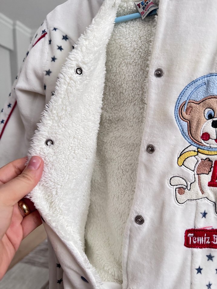 Erkek Bebek astronot tulum mont - Görsel 3