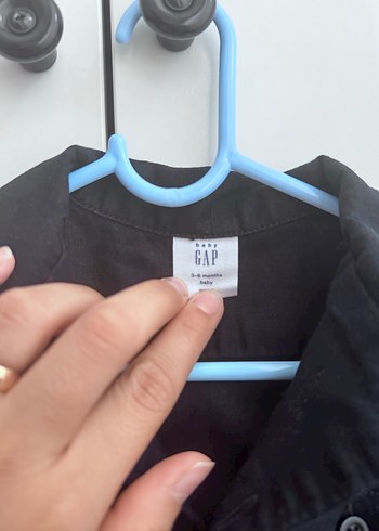 Gap GAP marka Siyah Düğmeli keten Tulum