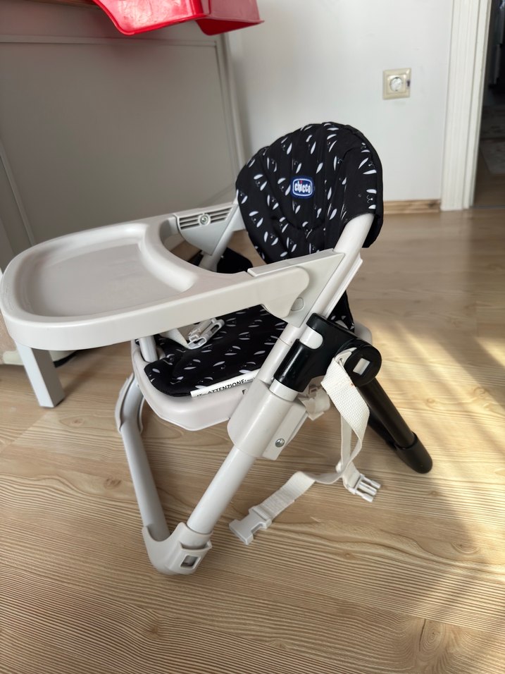 Chicco chairy katlanabilir yükseltici bebek mama sandalyesi - Görsel 2
