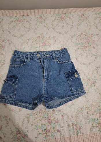 Mini Denim Şort - Görsel 3