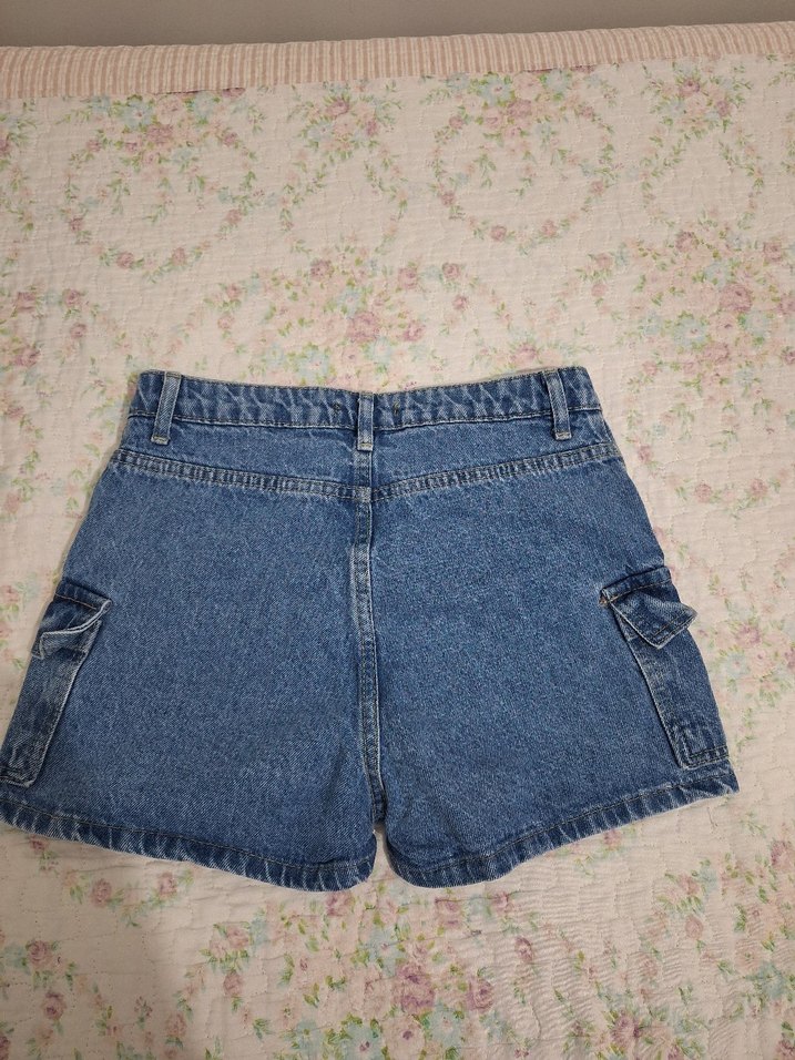 Mini Denim Şort - Görsel 4