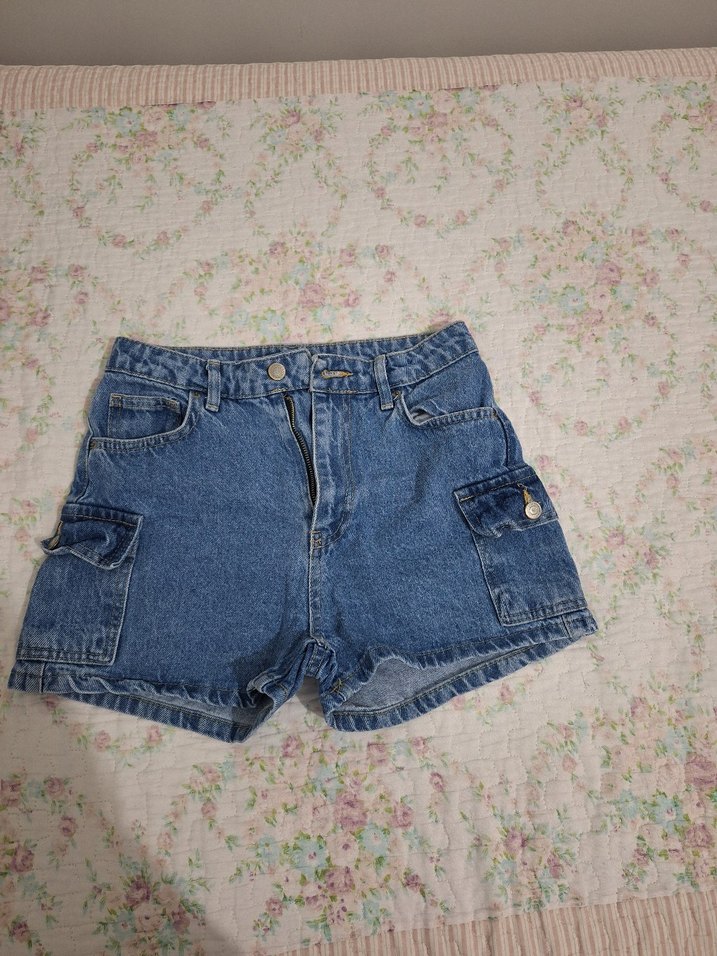 Mini Denim Şort - Görsel 3