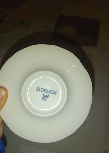 Mavi Çiçek Desenli Tabak - Görsel 2