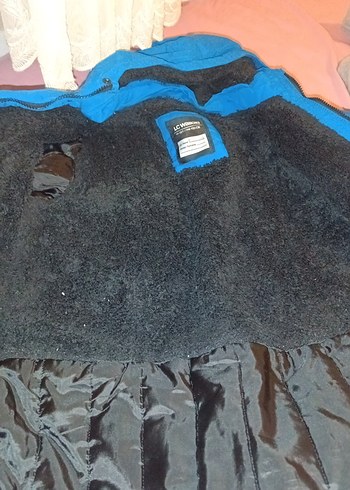 Erkek Çocuk Mavi Fermuarlı Kaban - Görsel 4