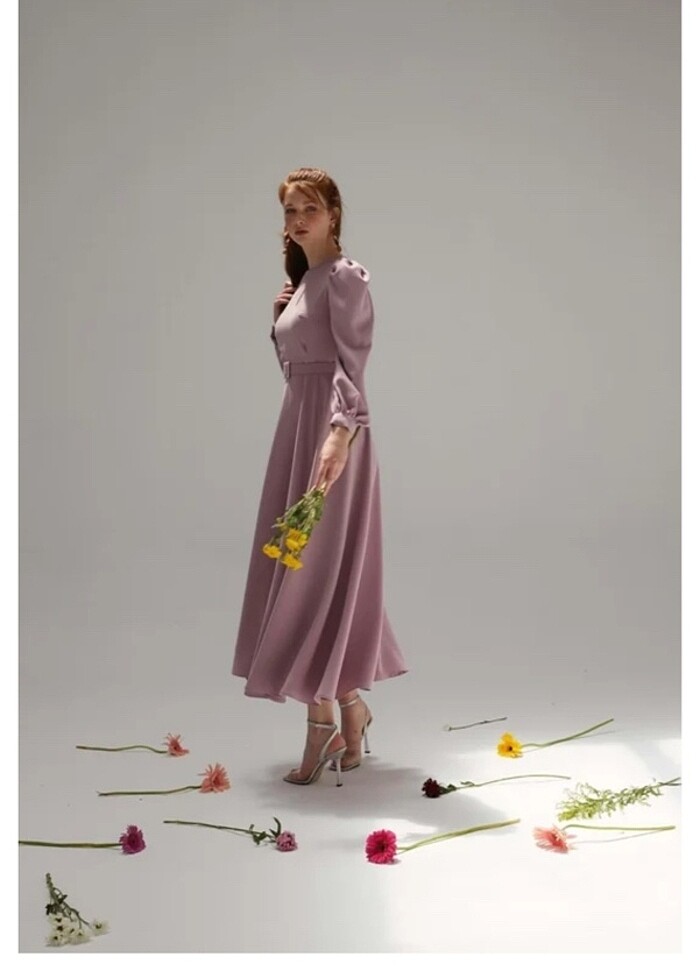 Yusracollection elbise - Görsel 4