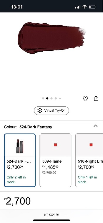 Beden SHISEIDO lipstick