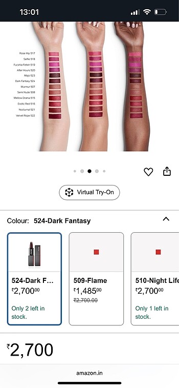 Beden bordo Renk SHISEIDO lipstick