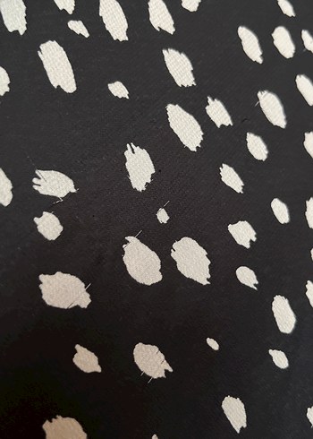 Siyah Puantiyeli Kuşaklı Uzun Elbise - Görsel 5