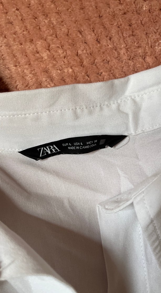Zara Beyaz  Kadın Gömlek - Görsel 2