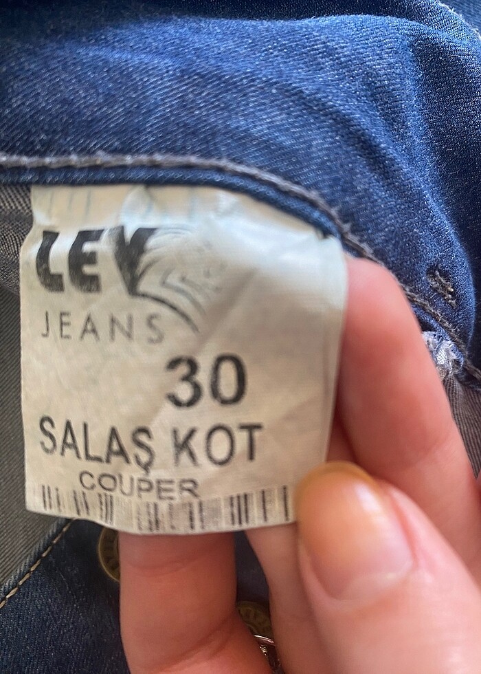 Salaş kot pantolon - Görsel 2