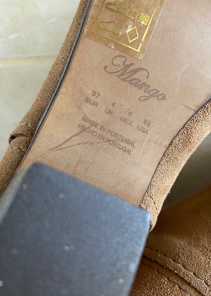 Mango süet kısa topuklu kısa bot - Görsel 2