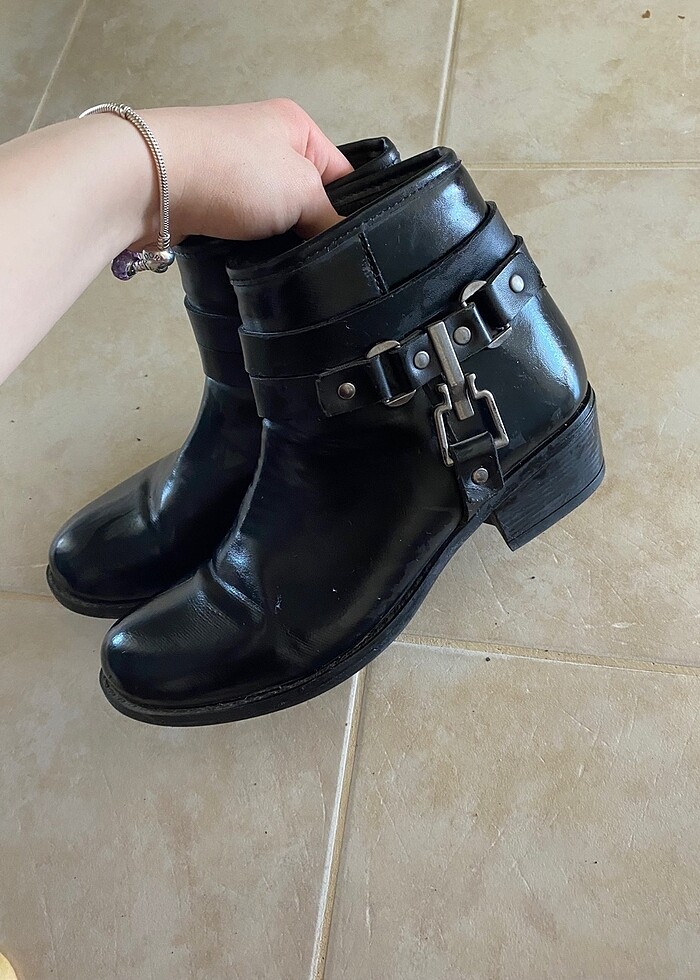 Siyah kısa bot - Görsel 3