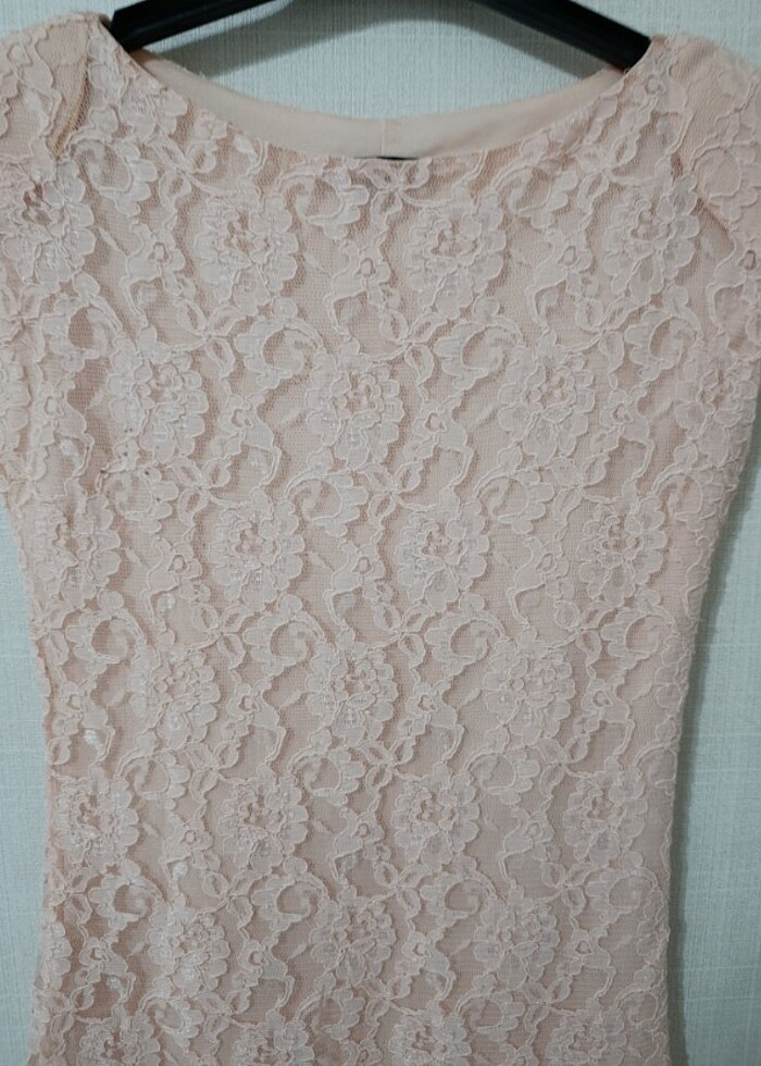 Dantelli elbise - Görsel 3