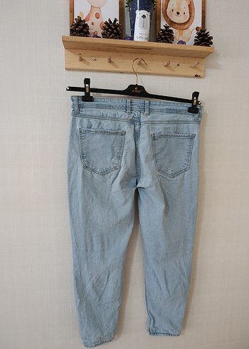 erkek Mavi Denim Midi Boy Jean - Görsel 2