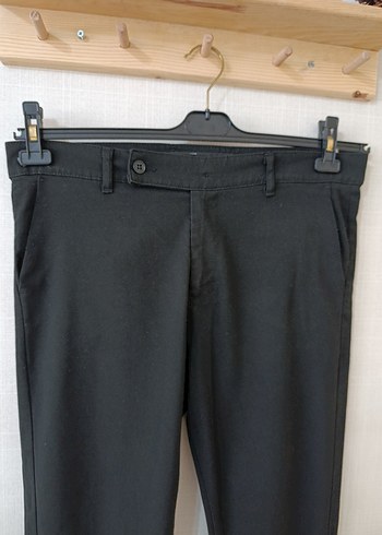 Siyah Kemerli Erkek Pantolon - Görsel 3
