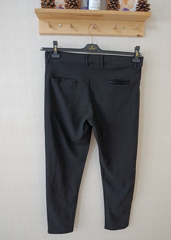 Siyah Kemerli Erkek Pantolon - Görsel 5