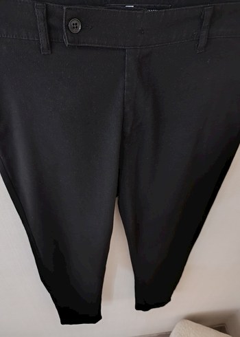 Siyah Kemerli Erkek Pantolon - Görsel 2