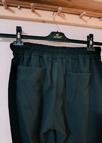 Siyah kumaş erkek pantolon - Görsel 3