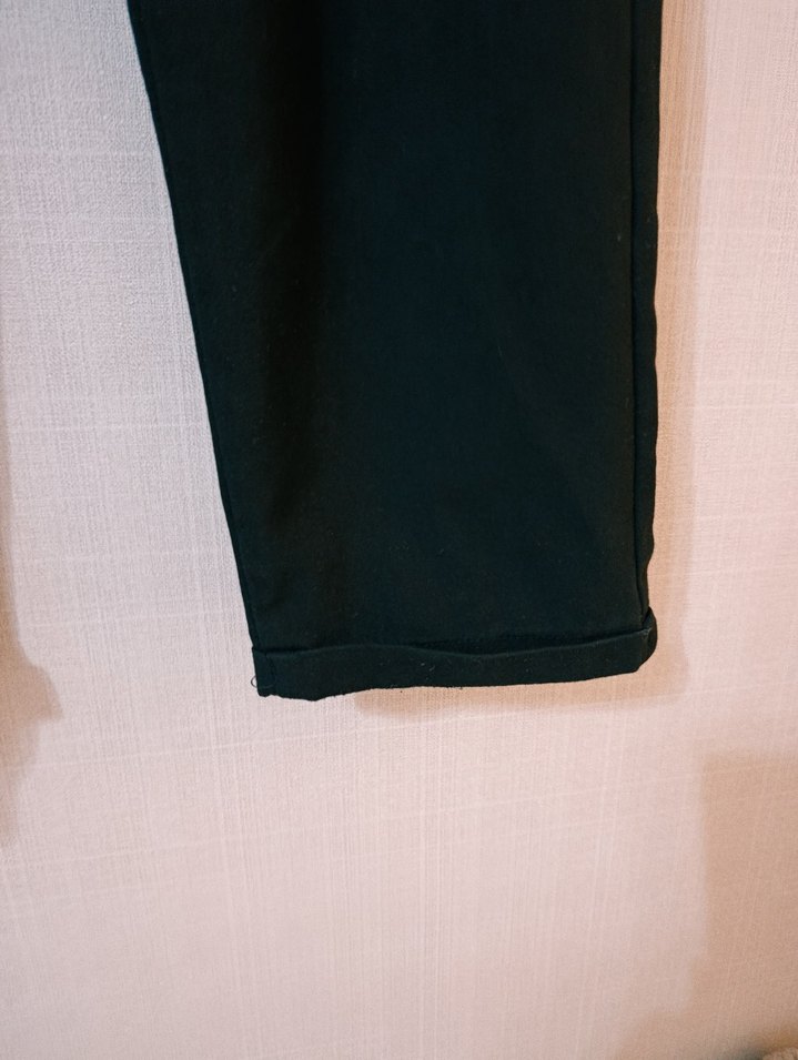 Siyah kumaş erkek pantolon - Görsel 4