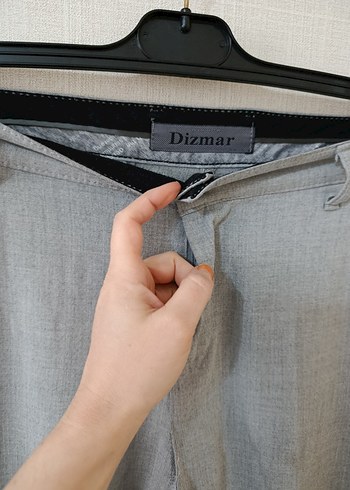 Gri Keten Erkek Pantolon Regular Fit - Görsel 5