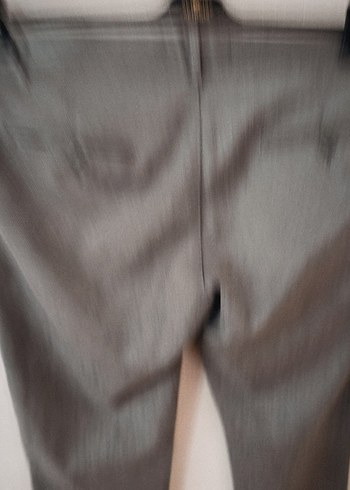 Gri Erkek Denim Pantolon, Normal Boy, Kemer Detaylı - Görsel 4