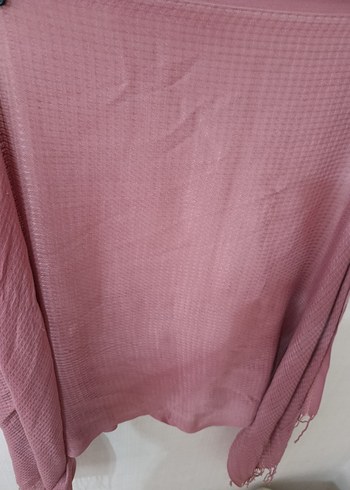 Pembe Bohem Tarzı Kadın Şal - Görsel 4
