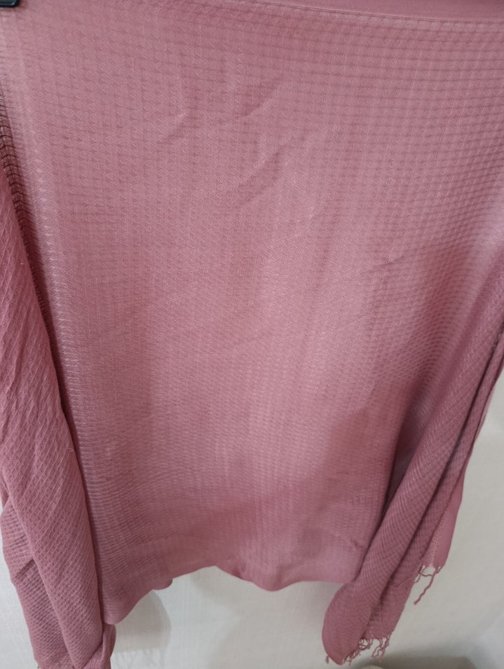 Pembe Bohem Tarzı Kadın Şal - Görsel 4