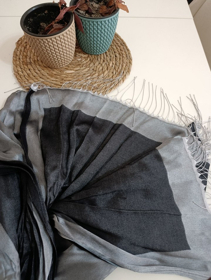 çift taraflı şal - Görsel 4