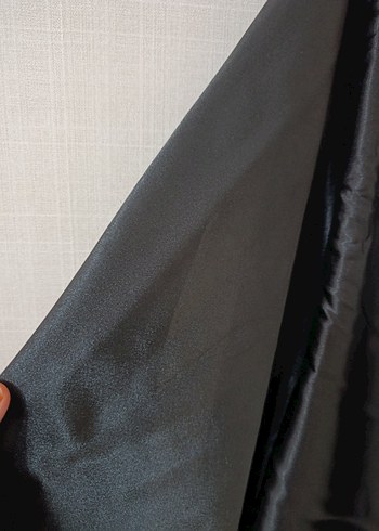 Siyah Kadın Saten şaş - Görsel 3