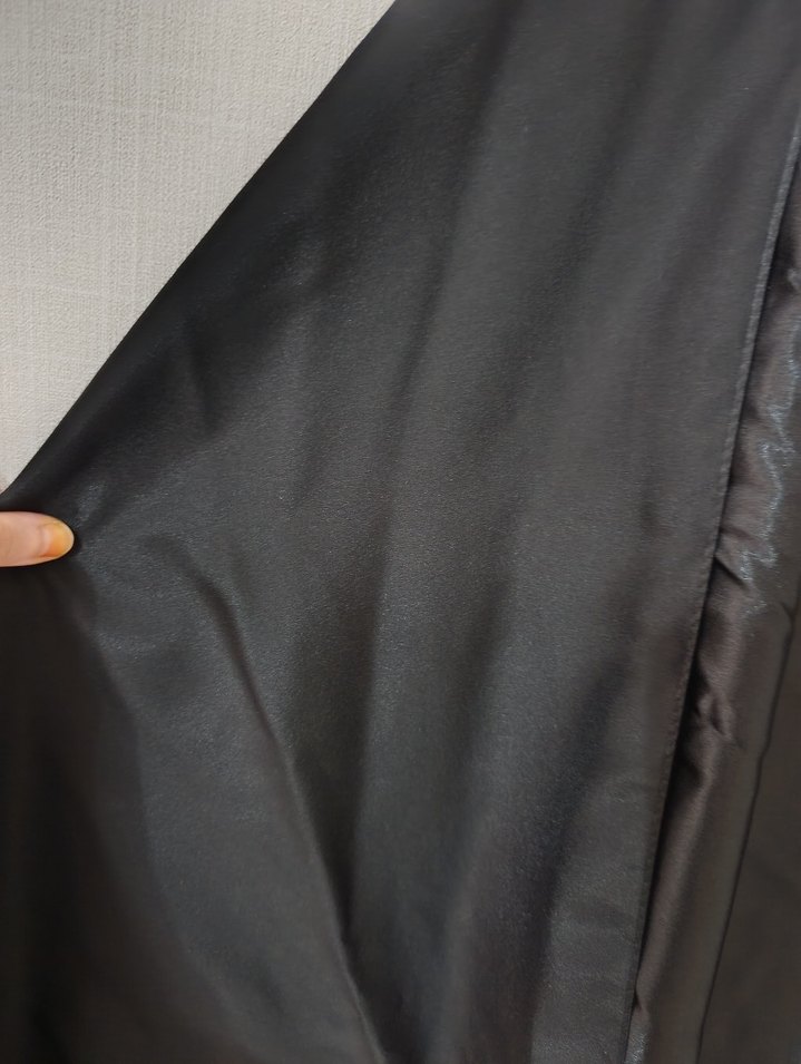 Siyah Kadın Saten şaş - Görsel 2