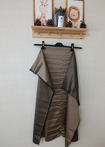 Drapeli Bej Kadın Şal - Görsel 4