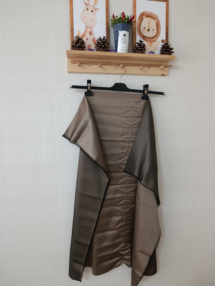 Drapeli Bej Kadın Şal - Görsel 4