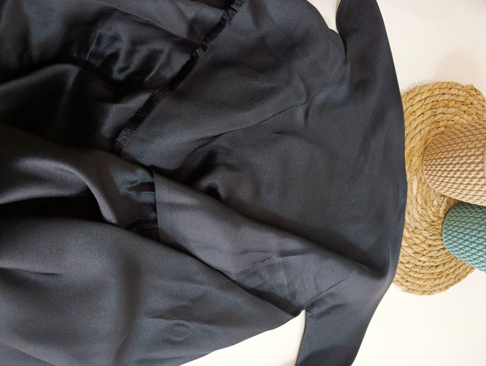 siyah hazır eşarp - Görsel 2