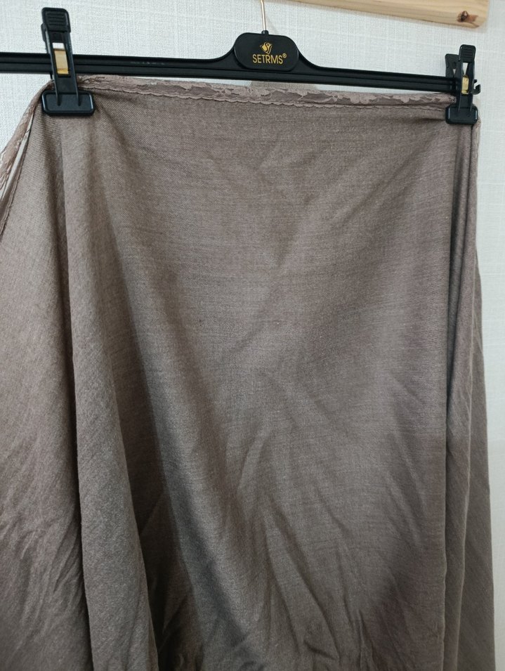 Dantel Detaylı Keten Bohem Kadın Şal - Görsel 3