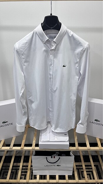LACOSTE KETEN GÖMLEK