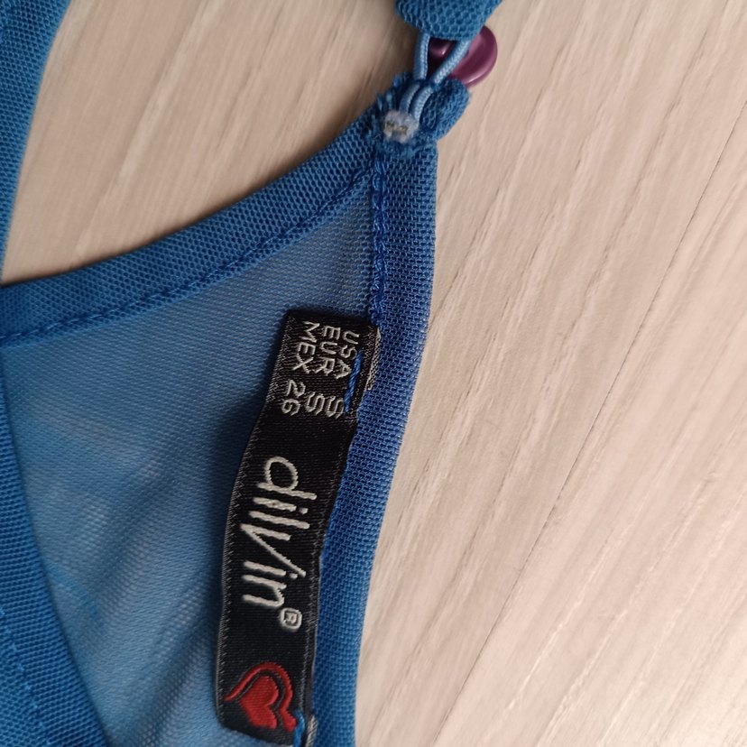 Mavi Kolsuz Elbise - Görsel 3