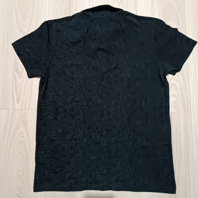 AVVA Siyah Düğmeli Erkek Polo Tişört - Görsel 2