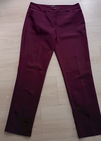 Koton Sik Bordo Duz Pantolon