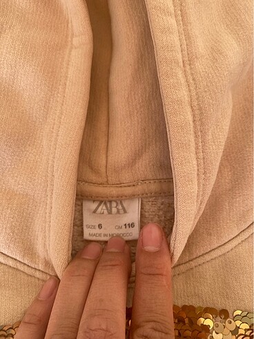 6 Yaş Beden Zara sweat