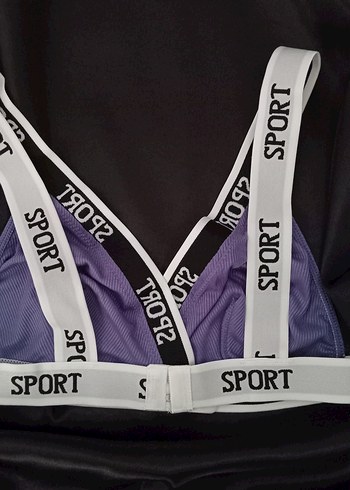 s Beden Mor Baskılı Spor Sütyeni